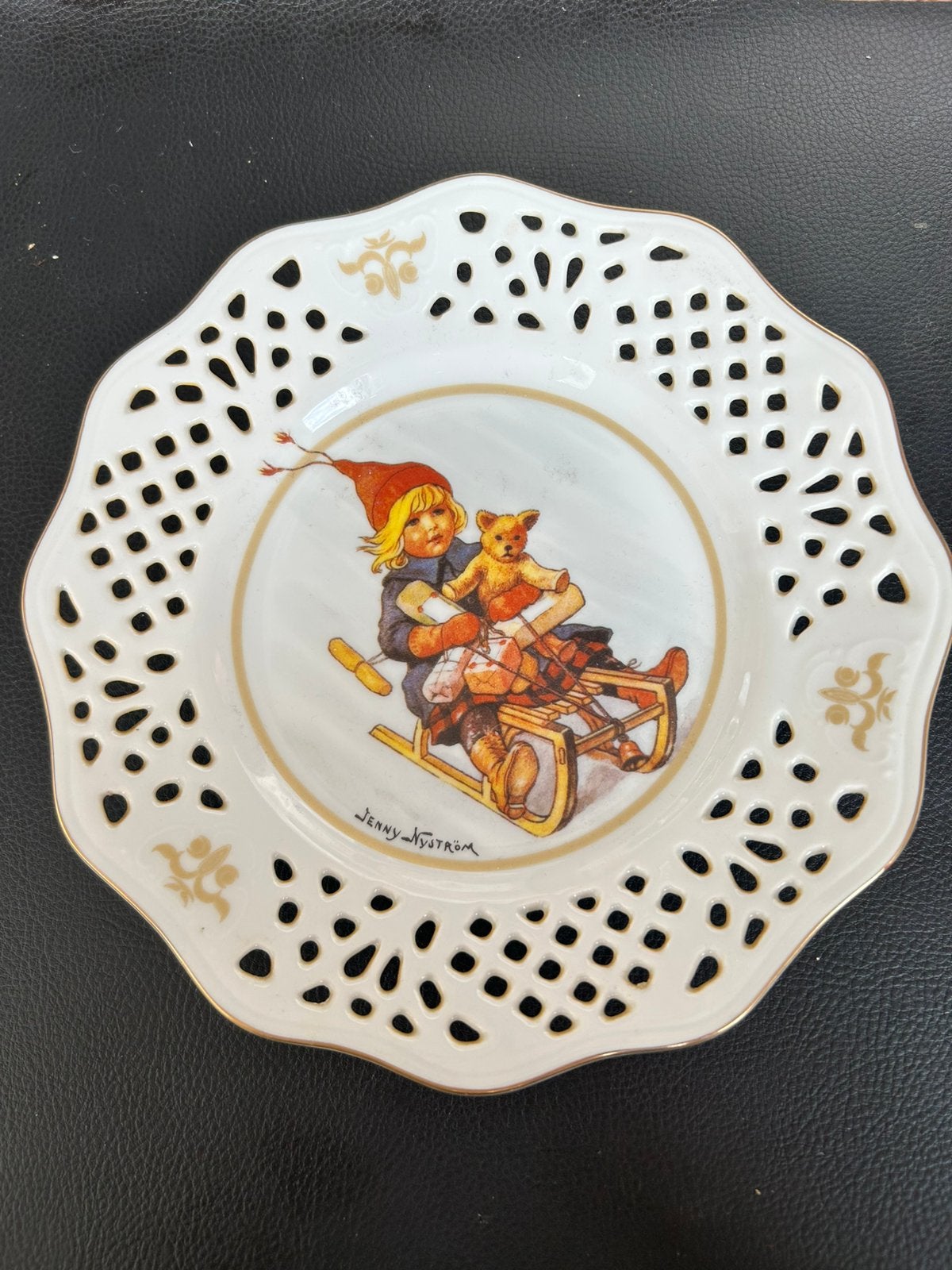 Jenny Nystrom- Kerstbord- Bord nr. 13., Ophalen of Verzenden