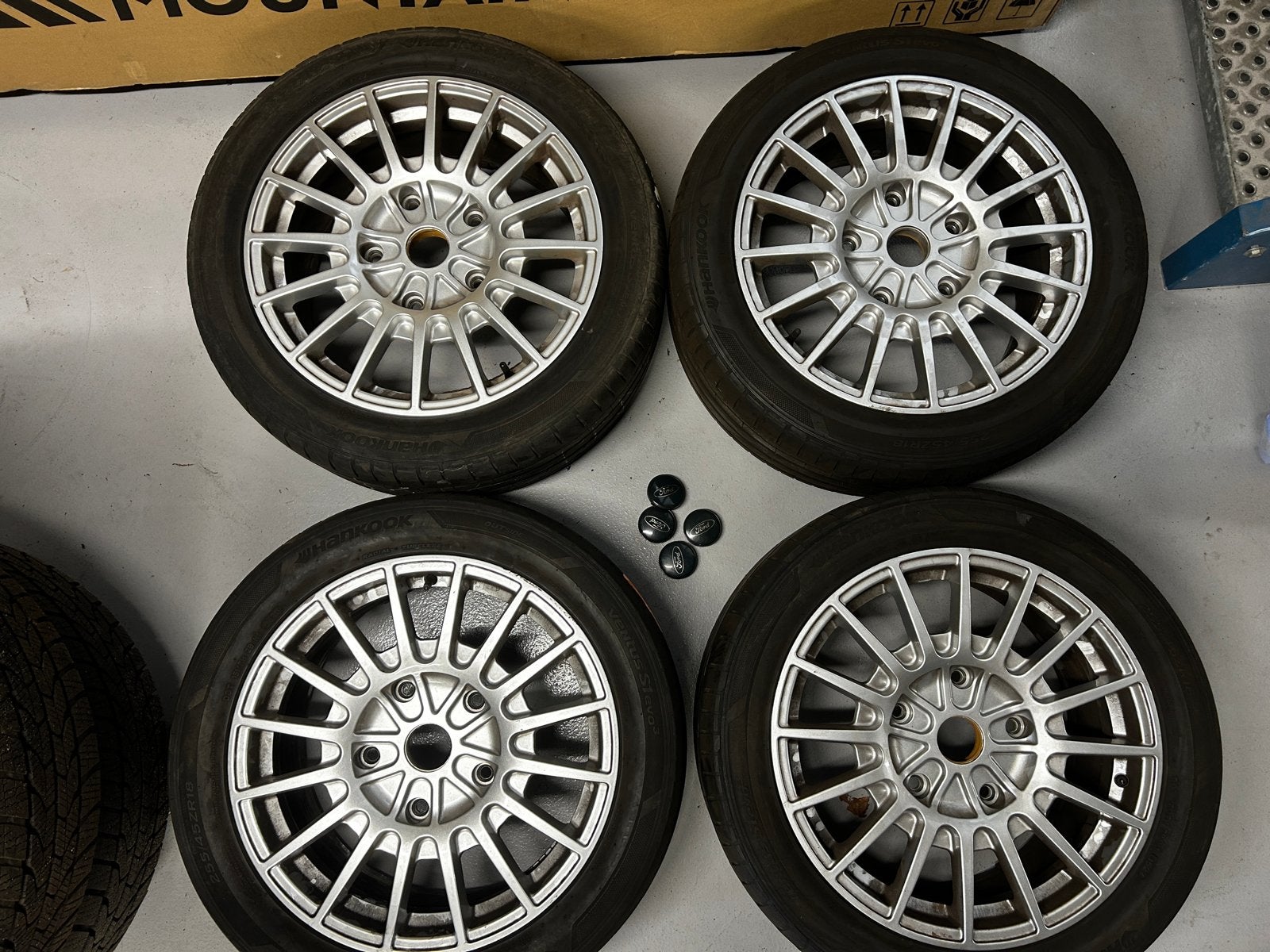 18 inch originele Ford wielen met Ventus S1 Evo3 banden, Ophalen, Gebruikt