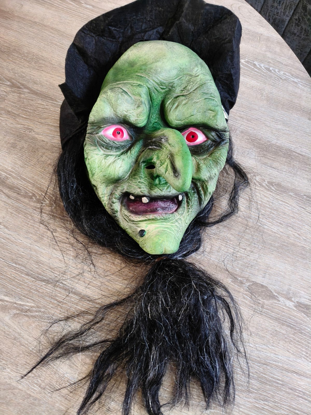 Halloween masker heks, Ophalen of Verzenden, Halloween of Griezel