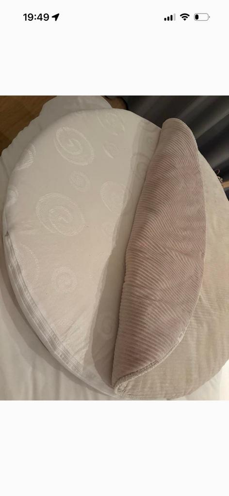 Rond boxmatras 90cm, Kinderen en Baby's, Boxen, Ophalen, Zo goed als nieuw, Rond, Boxkleed