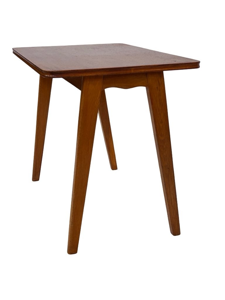 Vintage Bijzettafel Plantentafeltje Jaren 60 Design, Minder dan 45 cm, Minder dan 55 cm, Gebruikt, Vintage