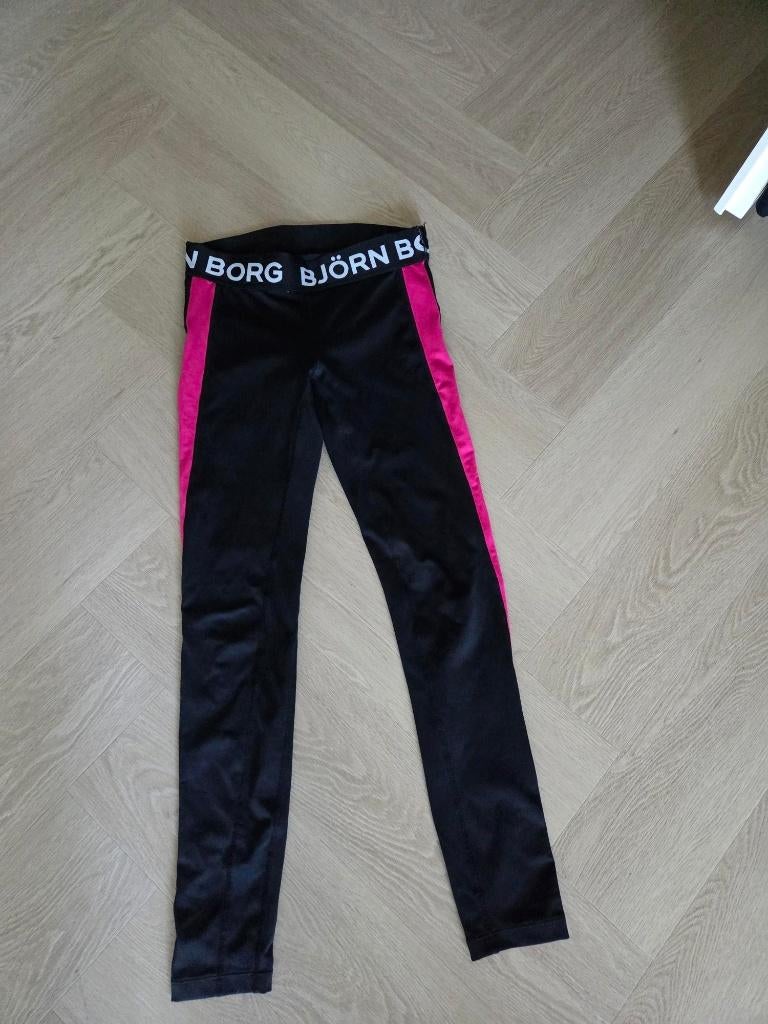 Bjorn Borg zwart/roze sportbroek Medium, Maat 38/40 (M), Zwart, Overige typen, Ophalen of Verzenden