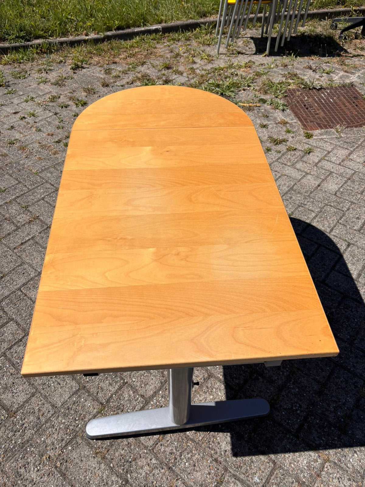 Houten tafel, Ophalen, Gebruikt