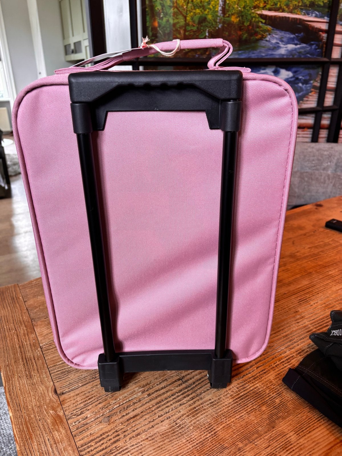 Leuke Roze Kinder Trolley - Ideaal voor Reizen, Ophalen, Nieuw