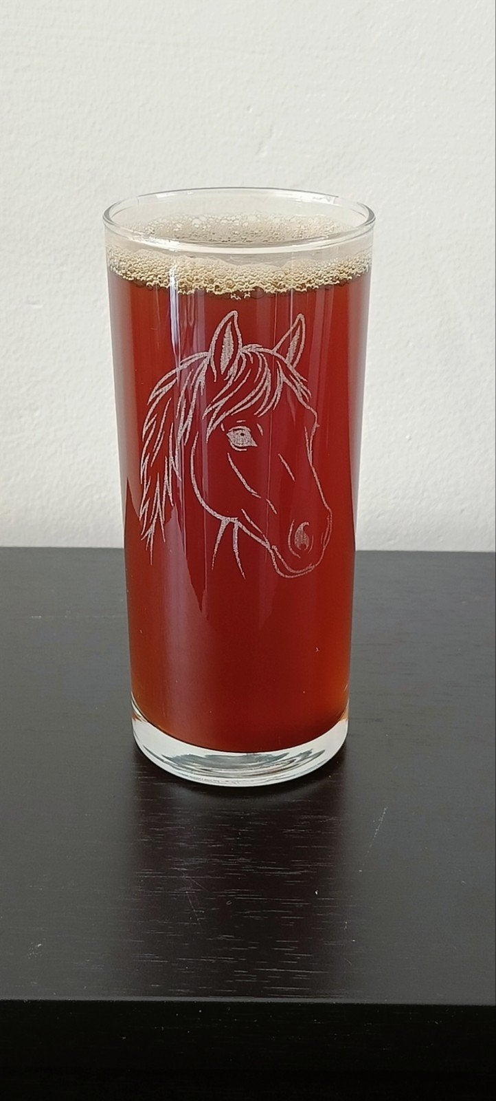 Glas met gravering, Ophalen of Verzenden, Nieuw, Overige typen