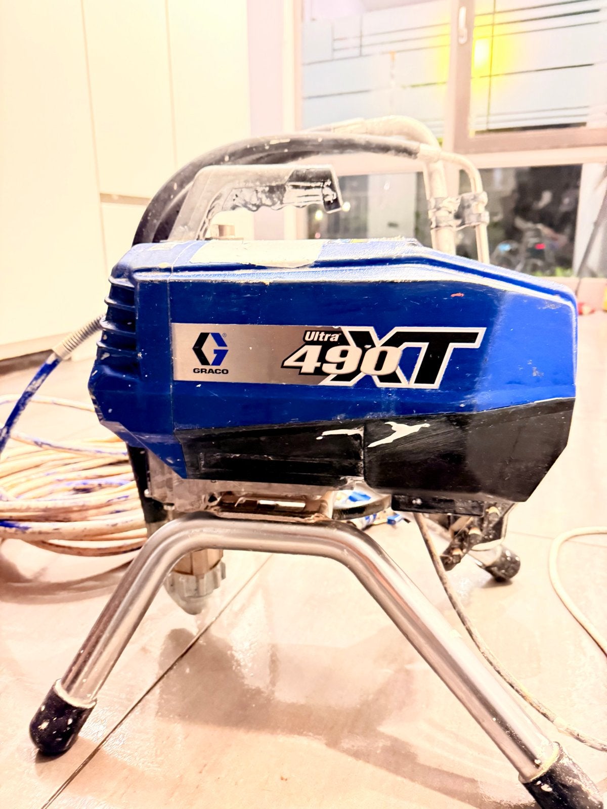 Graco Ultra 490 XT Verfspuit - Gebruikt, Ophalen, Gebruikt, Verfspuit of Verfpomp