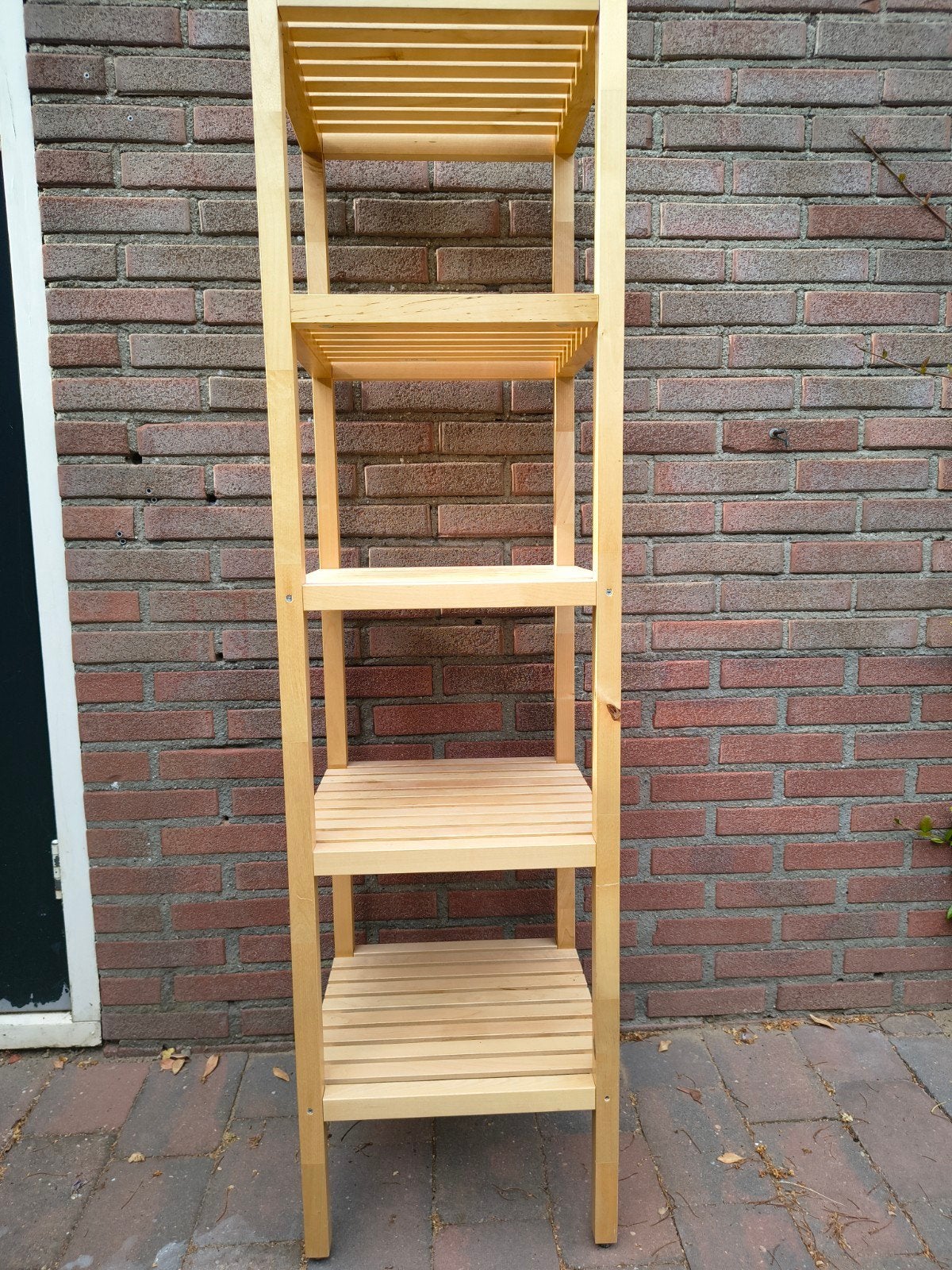 Houten badkamerrek van IKEA, Ophalen, Gebruikt