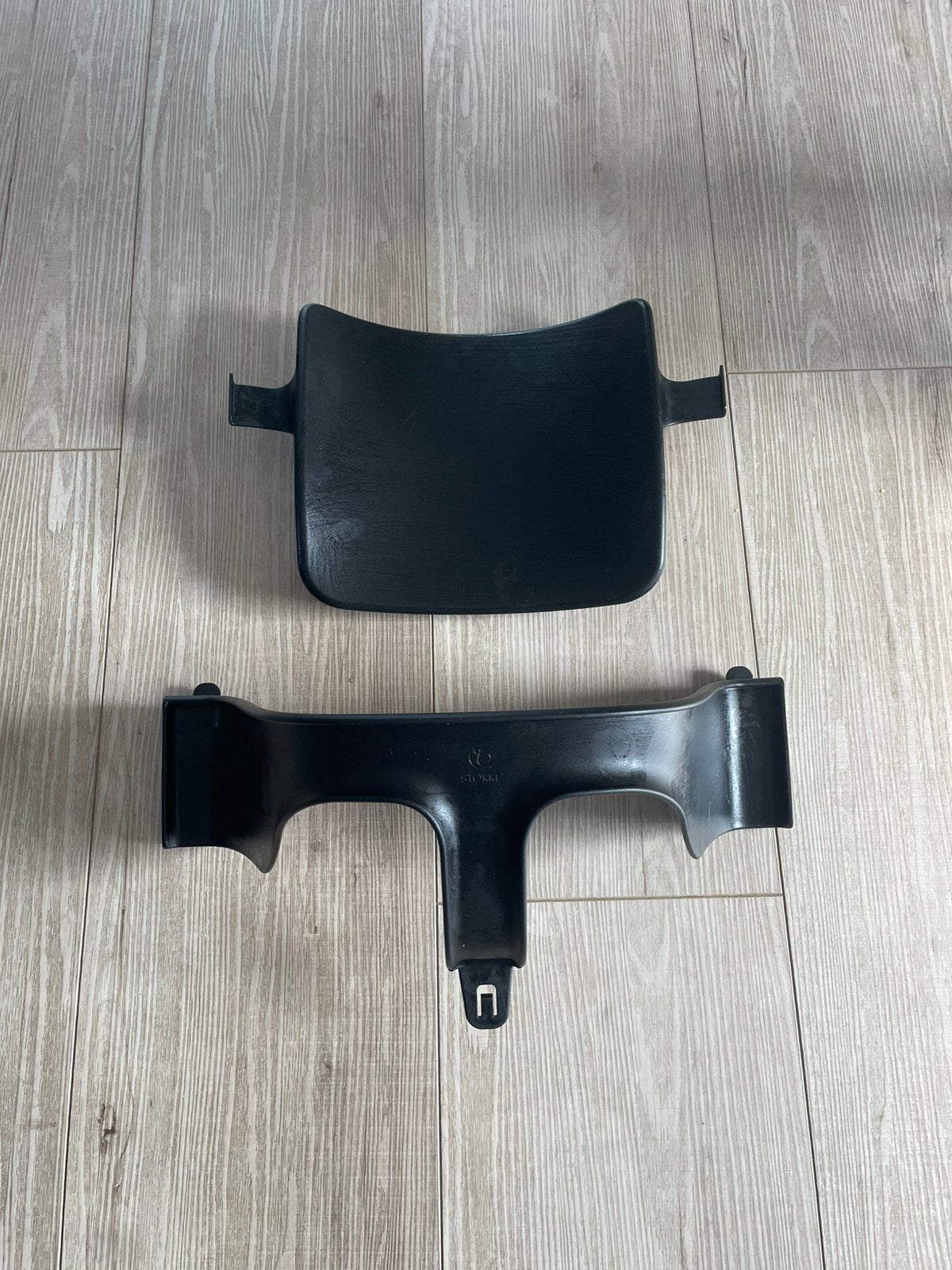 Stokke tripp trapp babyset zwart, Kinderen en Baby's, Ophalen of Verzenden, Zo goed als nieuw, Meegroeistoel