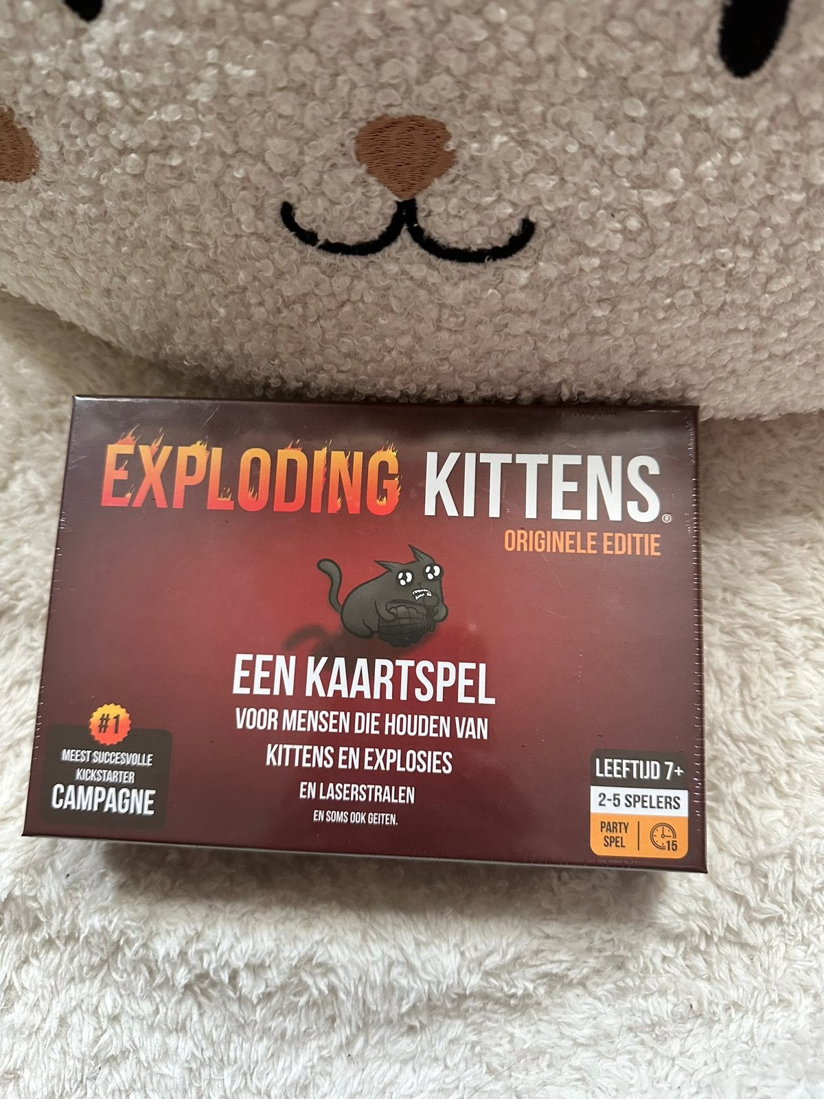 Exploding kittens Nederlandse editie geseald, Vijf spelers of meer, Ophalen of Verzenden, Nieuw