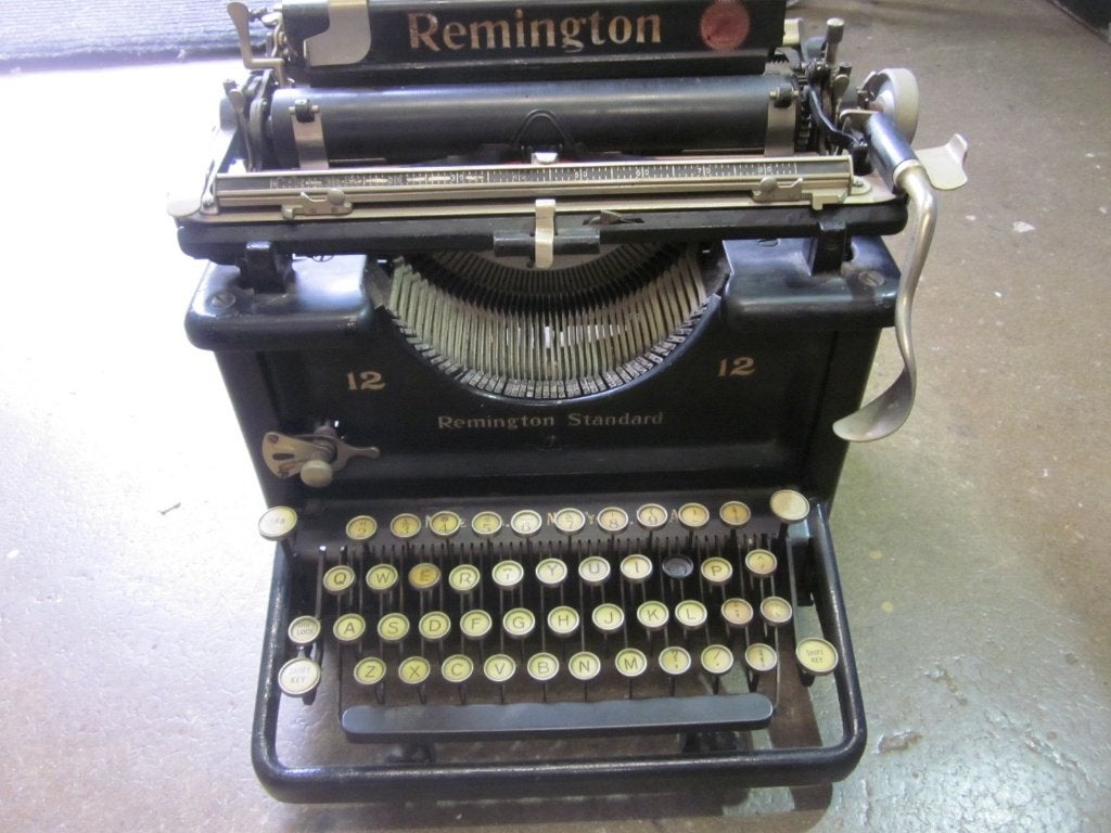 Remington standaard 12 typemachine, Diversen, Ophalen, Gebruikt