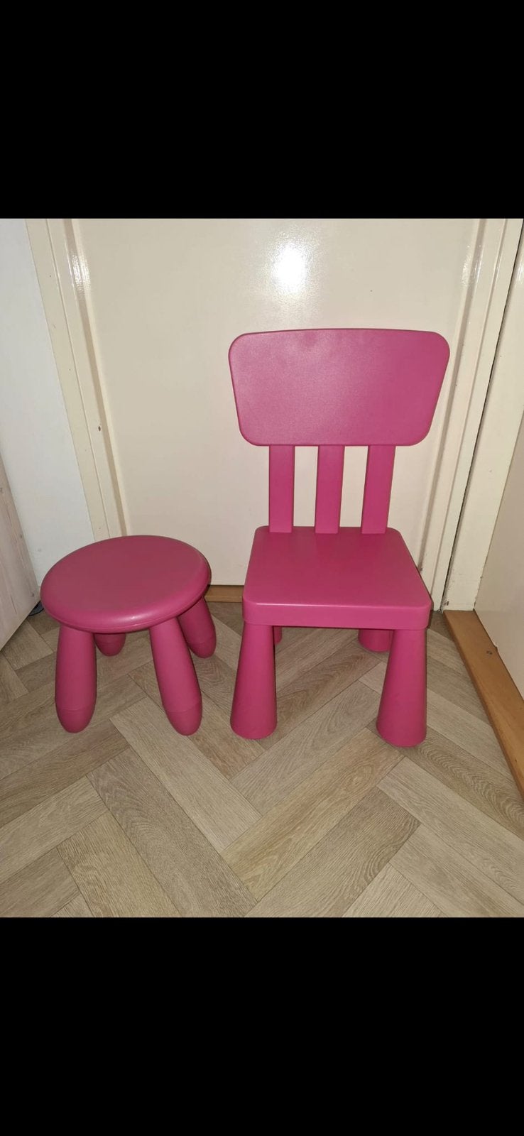 Ikea Mammut stoeltje en krukje ( samen), Ophalen, Gebruikt, Stoel(en)