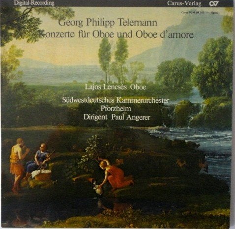 LP Georg Philipp Telemann - Oboe Und Oboe d'Amore FSM 68 103, Overige typen, Ophalen of Verzenden, Zo goed als nieuw, 12 inch