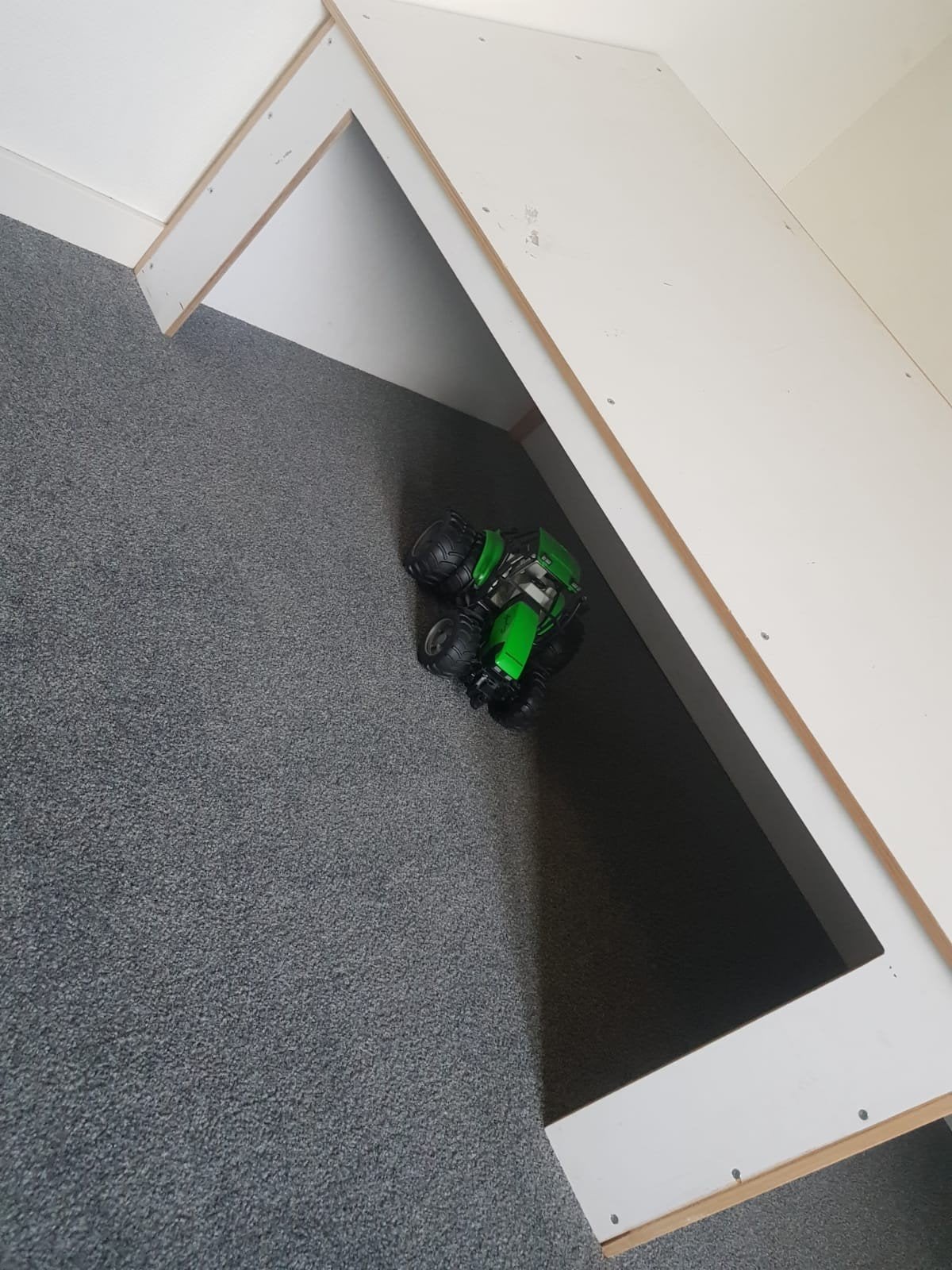 Houten schuur voor Bruder tractoren, Ophalen of Verzenden, Zo goed als nieuw