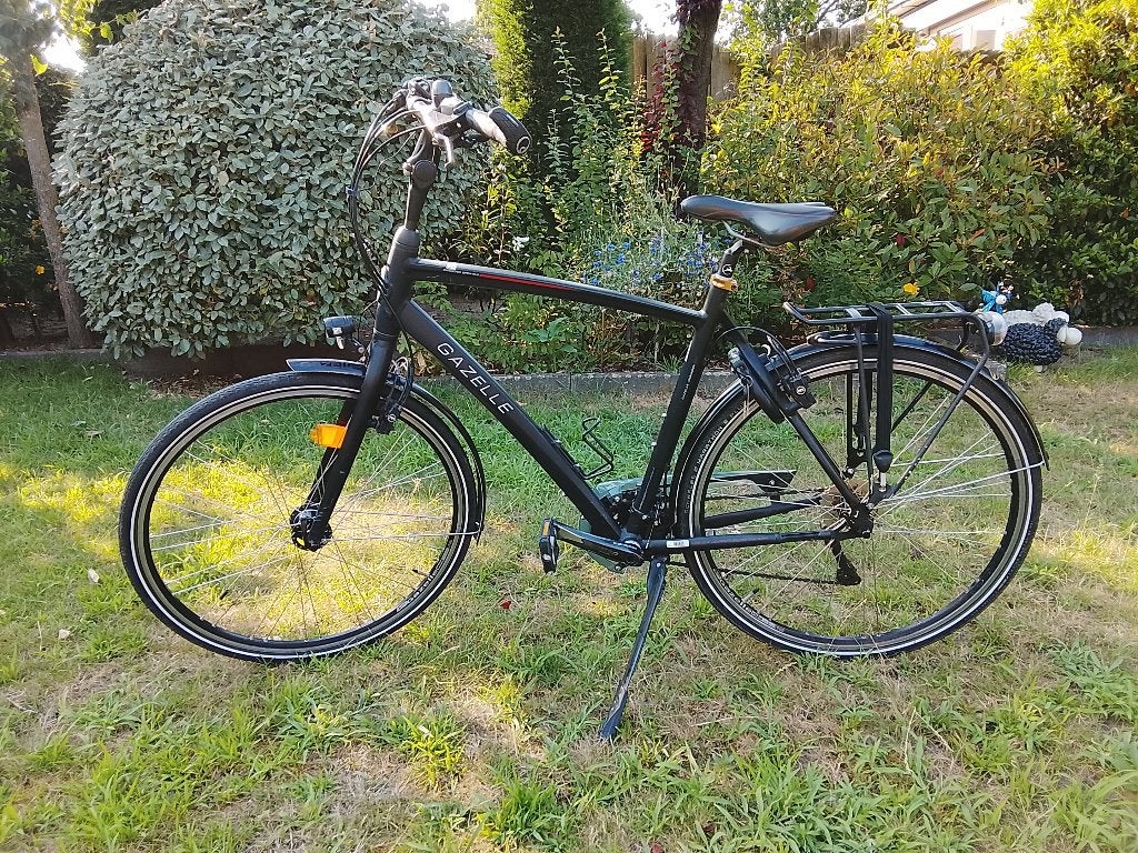 Gazelle Chamonix Sportive S30 (zwart/heren ), Ophalen, Gebruikt, Velgrem, Versnellingen