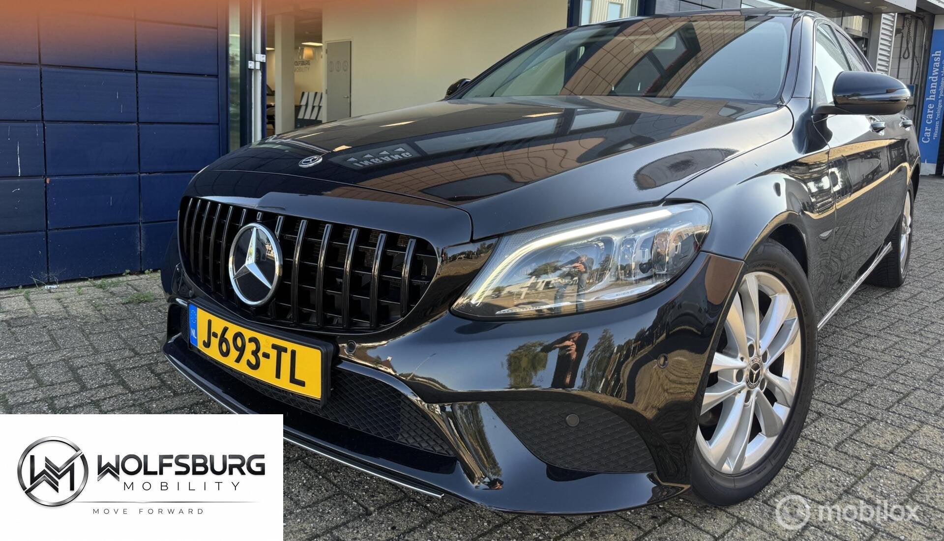 Mercedes C-klasse 200 Premium Plus Pack, Auto diversen, Automaat, 1497 cc, Zwart, Mercedes-Benz