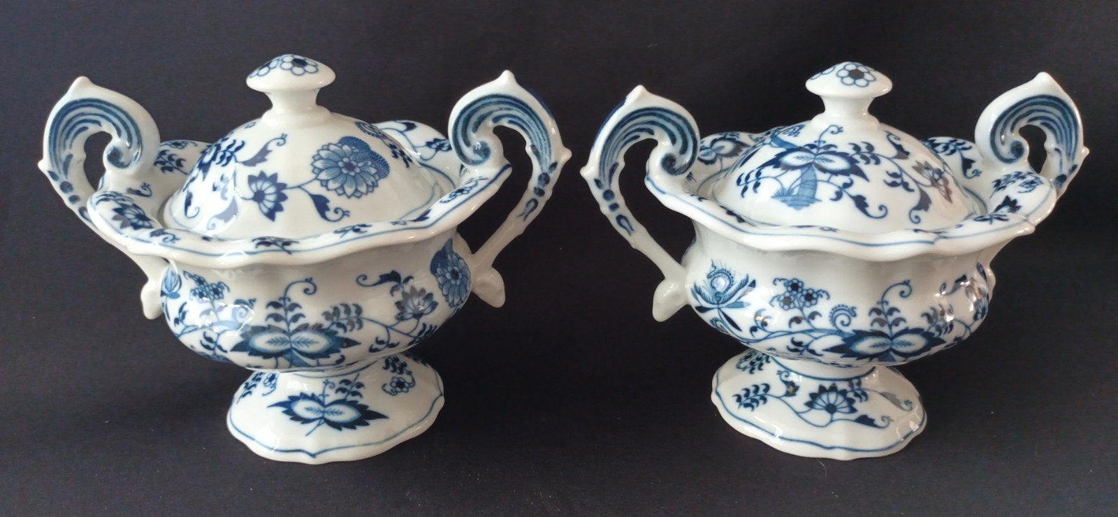 2 Blue Danube mayonaise potten met deksel, Ophalen of Verzenden