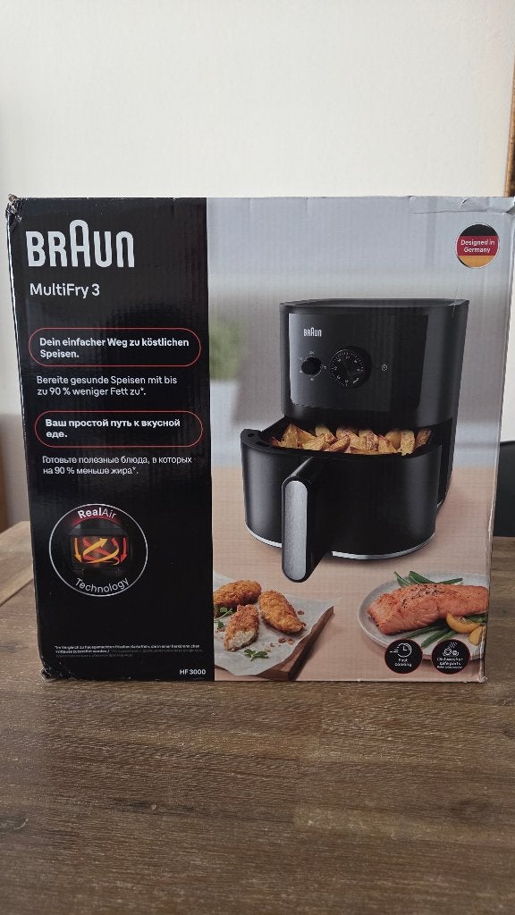 Braun Multifry 3 nieuw in doos, Ophalen of Verzenden, Nieuw, Airfryer, 1000 t/m 1499 gram