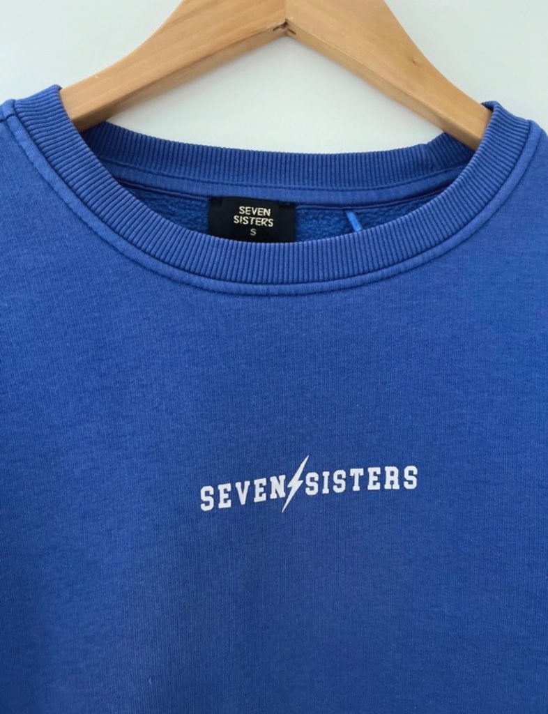 Dames blauwe trui, Ophalen of Verzenden, Zo goed als nieuw, Maat 36 (S), Blauw