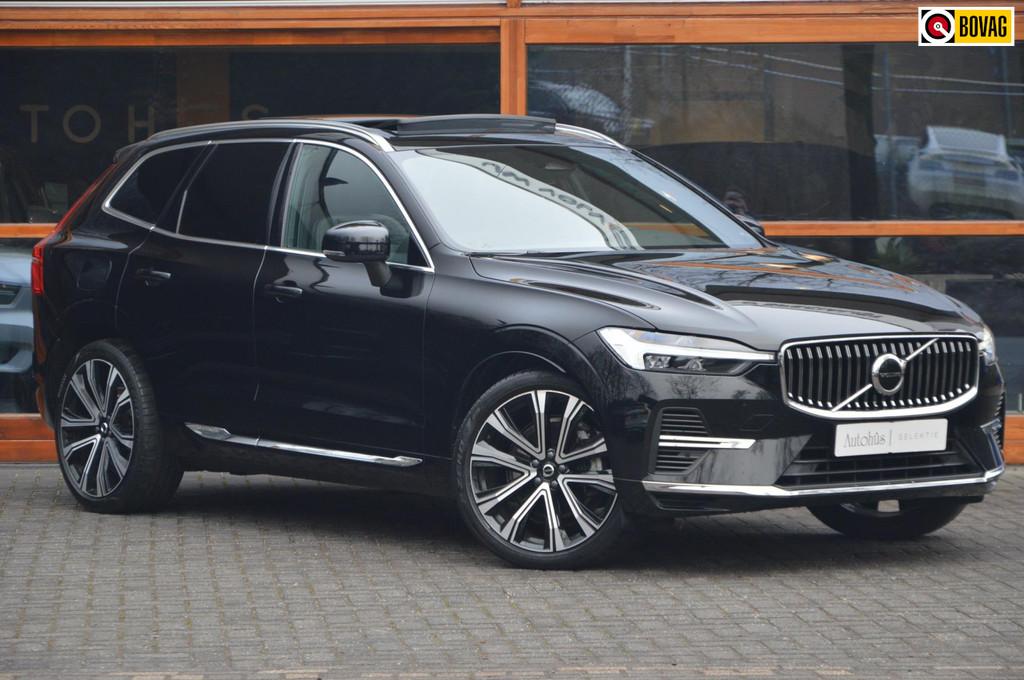 Volvo XC60 T8 Hybride AWD LONG RANGE | Luchtvering | Trekhaa, Gebruikt, 4 cilinders, 1969 cc, Zwart