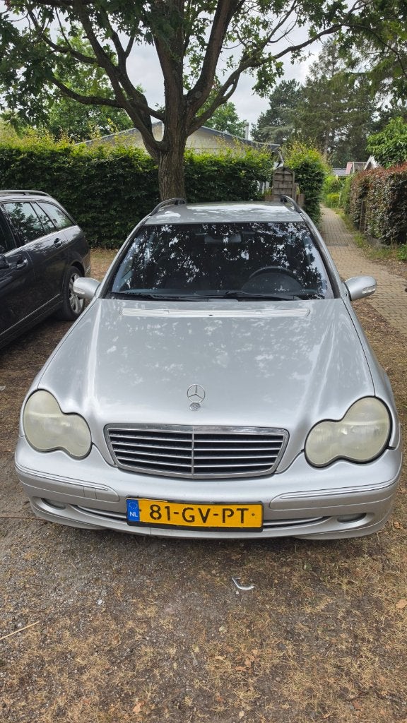 Mercedes-Benz C-Klasse 2.0 C180 Combi 2001 Grijs, Auto's, Mercedes-Benz, Particulier, C-Klasse, Airbags, Centrale vergrendeling