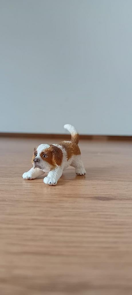 Hondenbeeldje Sint Bernard pup scheilch, Ophalen of Verzenden