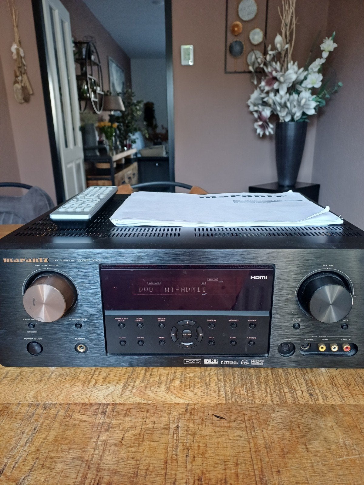Marantz SR4001 AV Surround Receiver met HDMI, Marantz, Ophalen of Verzenden, 60 tot 120 watt, Gebruikt