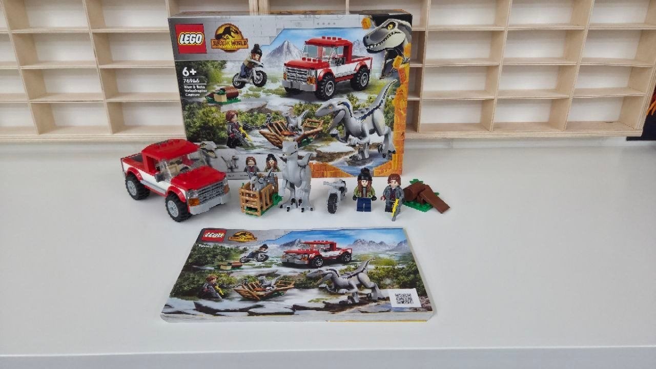 Lego Jurassic world 76946 Blue & Beta velociraptor capture, Jurassic World, Lego, Inclusief accessoires, Ophalen of Verzenden