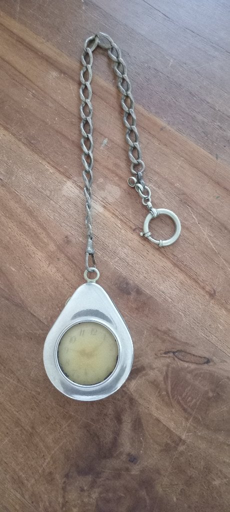 Antiek zilveren zakhorloge incl. Argus beschermhoes, Sieraden, Tassen en Uiterlijk, Horloges | Antiek, Overige merken, Zakhorloge