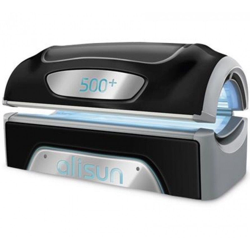 Nieuw model Alisun 500+. kleur zwart. OCCASION Z.G.A.N., Witgoed en Apparatuur, Zonnebanken en Gezichtsbruiners, Niet ingevuld