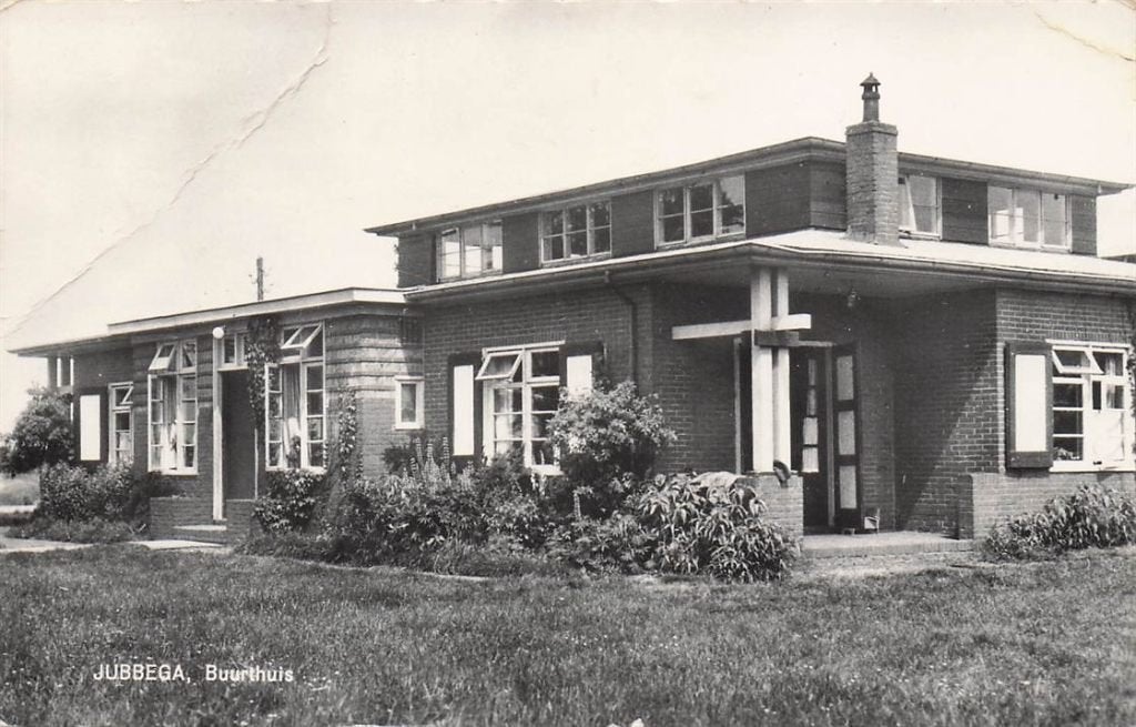 703-352-007 Jubbega Buurthuis, Verzamelen, Ansichtkaarten | Nederland, Friesland, Voor 1920, Verzenden