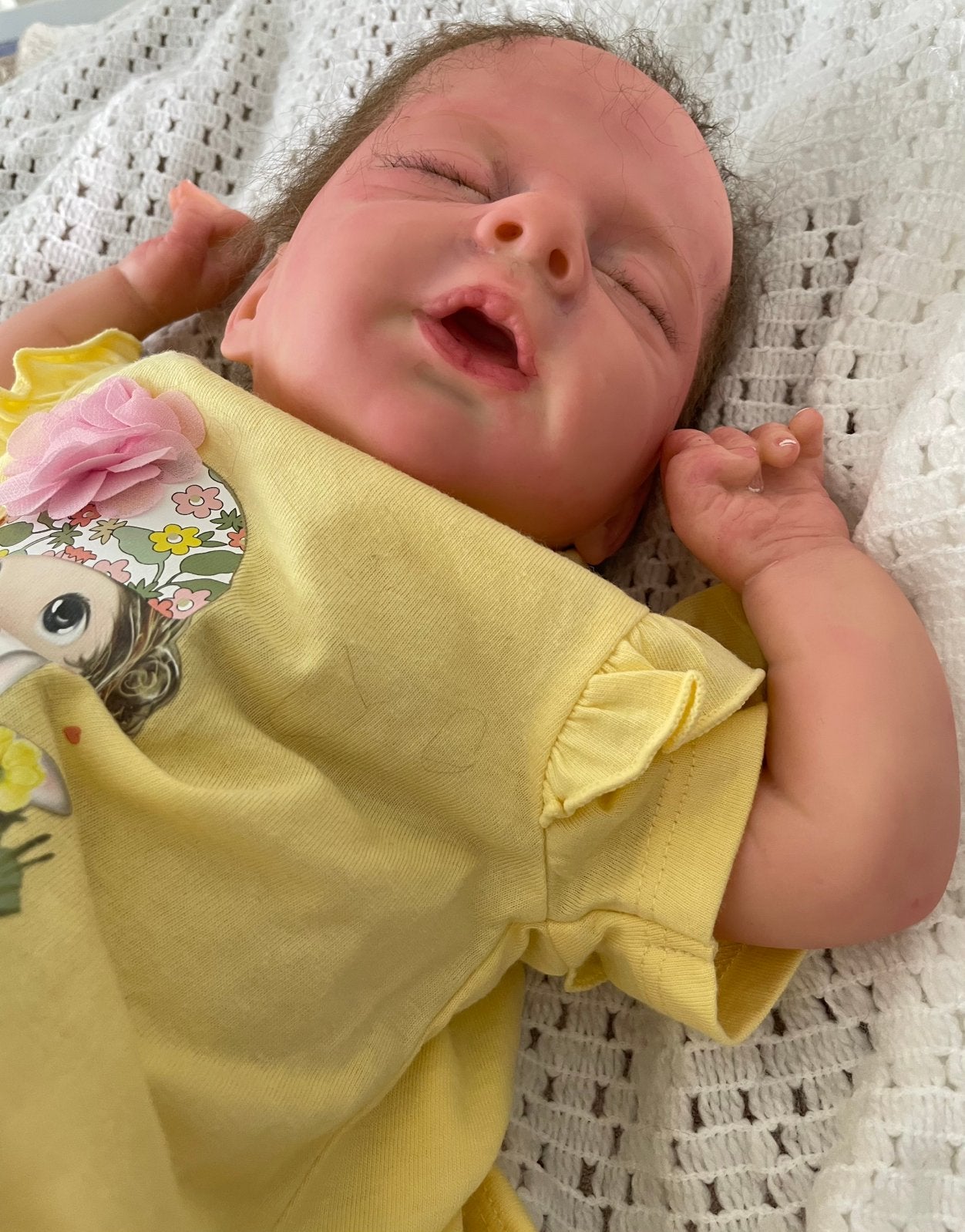 Reborn baby Ilea van Olga Auer origineel, Verzenden, Nieuw, Babypop