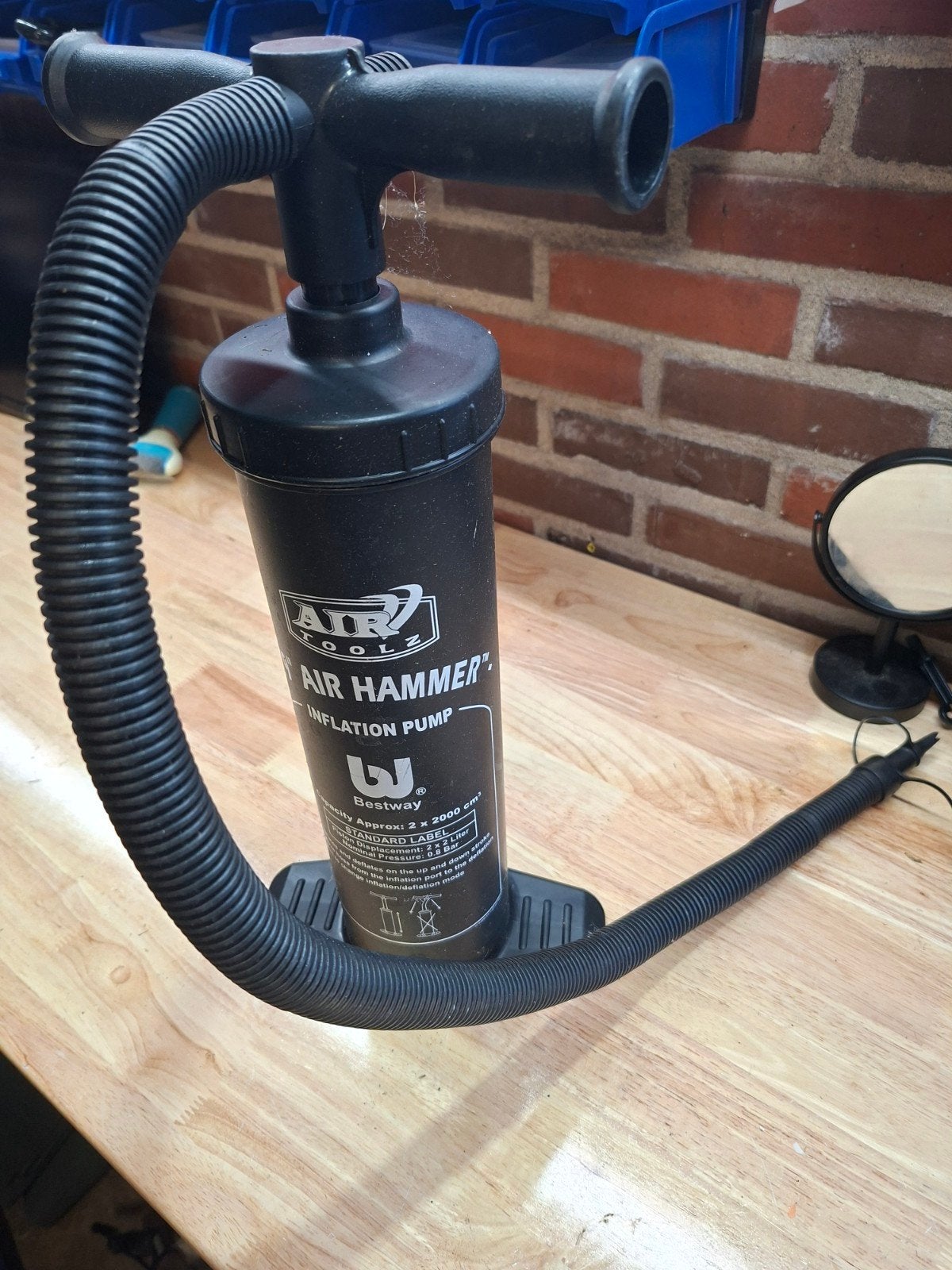 Bestway Air Hammer opblaaspomp - Handmatig, Ophalen of Verzenden