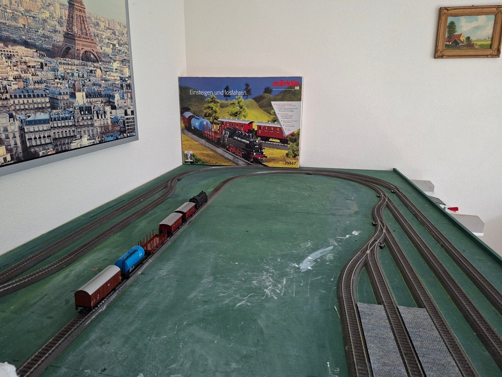 Model treinbaan., Hobby en Vrije tijd, Modeltreinen | H0, Ophalen, Gelijkstroom, Treinset, Märklin