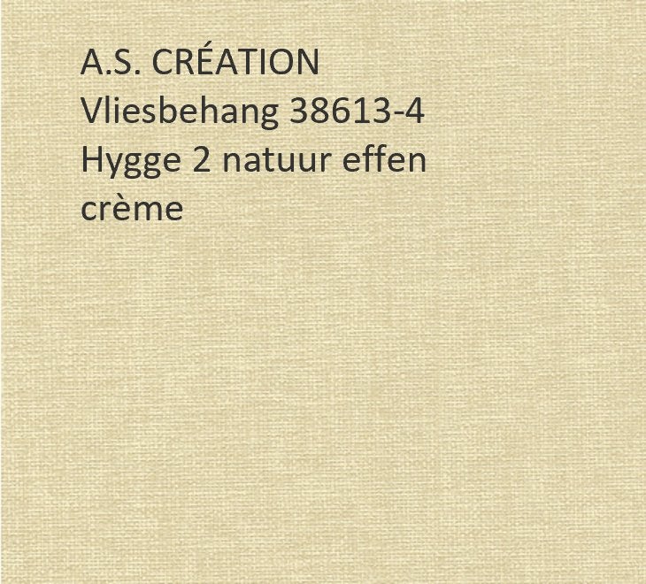 as creation 38613-4 vliesbehang Hygge Beige (per rol), Natuurlijk, Overige merken, 75 m² of meer, Beige