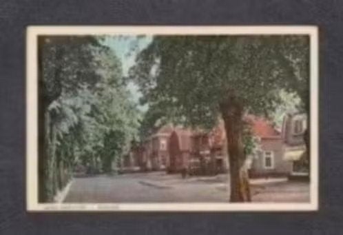 Borger Drenthe Straatbeeld Bakkerij., Verzamelen, Ophalen of Verzenden, 1920 tot 1940, Ongelopen, Drenthe
