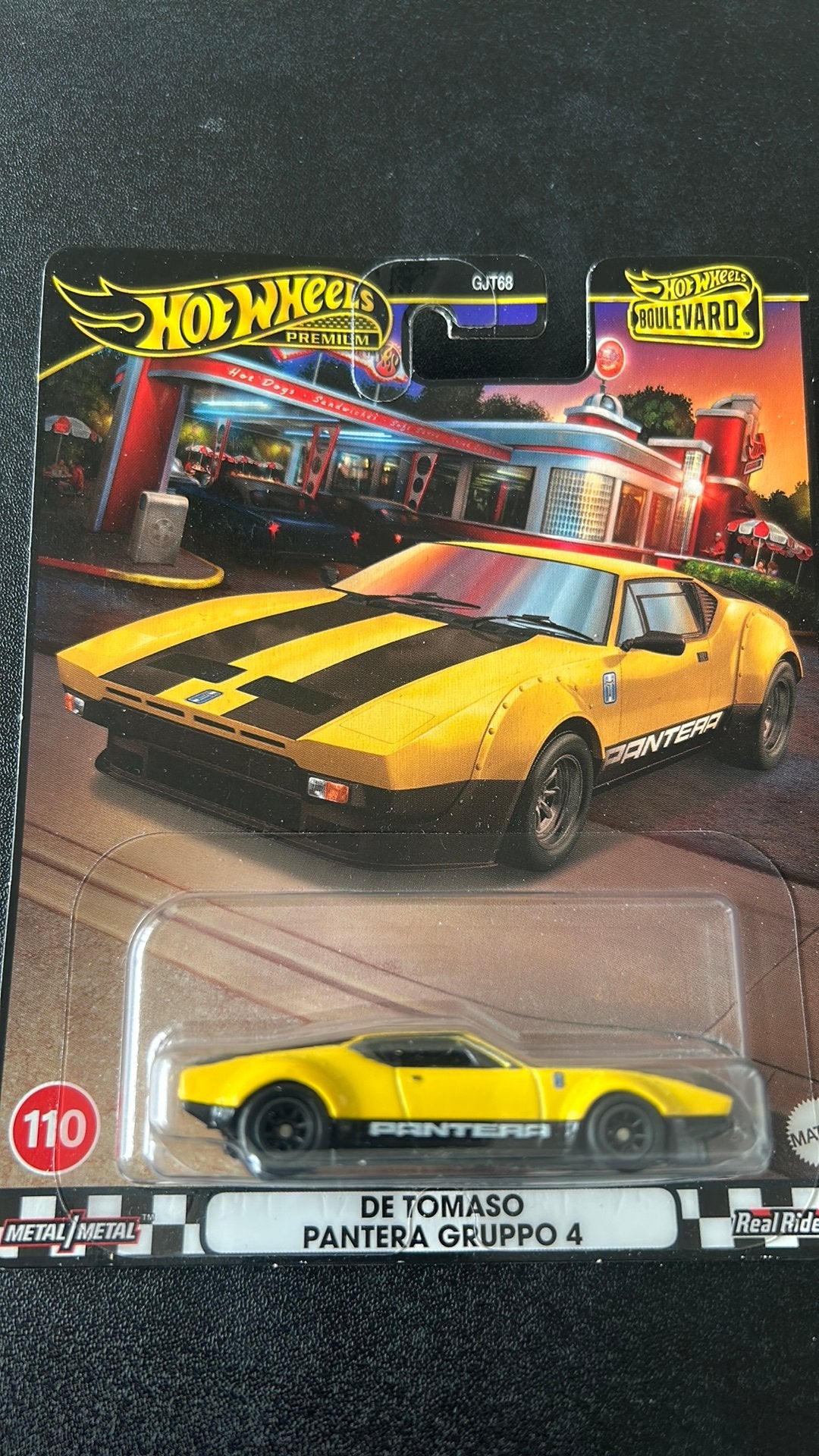 Hot Wheels Premium DE TOMASO PANTERA GRUPPO 4, Ophalen of Verzenden, Zo goed als nieuw, Auto