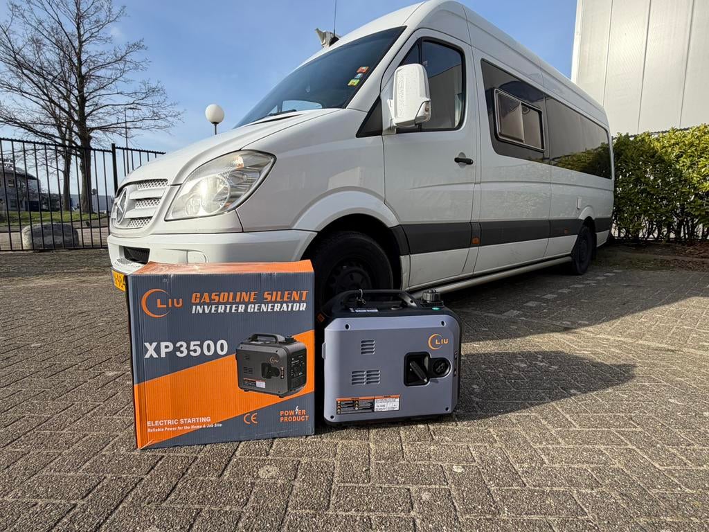 Noodstroom ! LIUCORP 3.2KW GENERATOR AGGREGAAT. OFF GRID cam, Benzine, Geluidgedempt, Nieuw, Ophalen of Verzenden