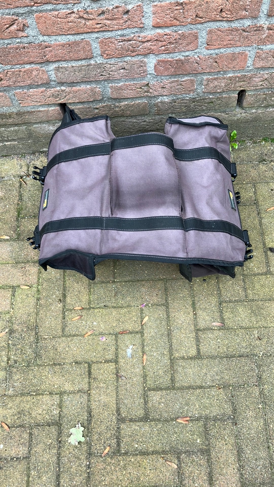 Fietstas dubbel, Ophalen of Verzenden, Gebruikt