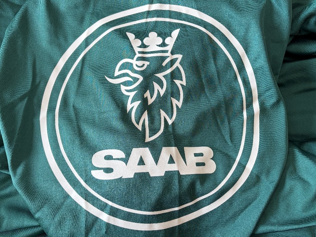 Saab 900 Cabriolet indoor autohoes groen met Saab logo, Ophalen of Verzenden, Zo goed als nieuw, Trollhattan 1, Saab