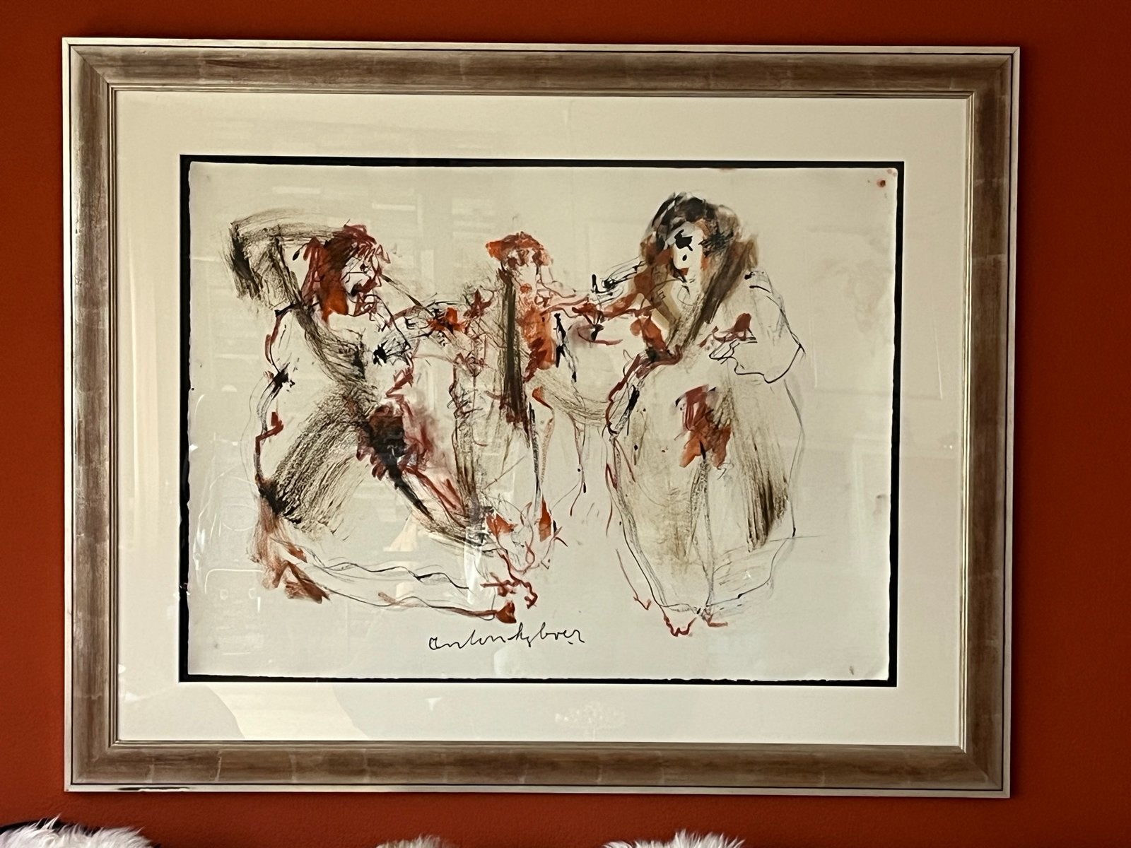 Anton Heyboer - Drie Vrouwen - Origineel & Gesigneerd, Ophalen, Passe-partout