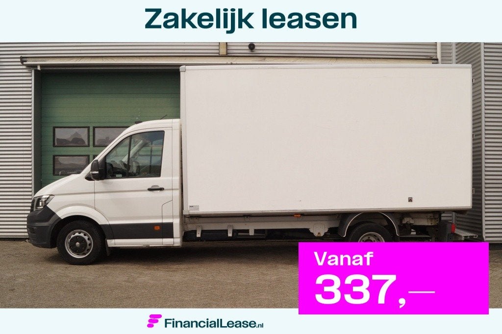 Volkswagen Crafter 35 2.0 TDI 122pk Bakwagen -AIRCO-3persoon, Gebruikt, Euro 6, Volkswagen, Wit