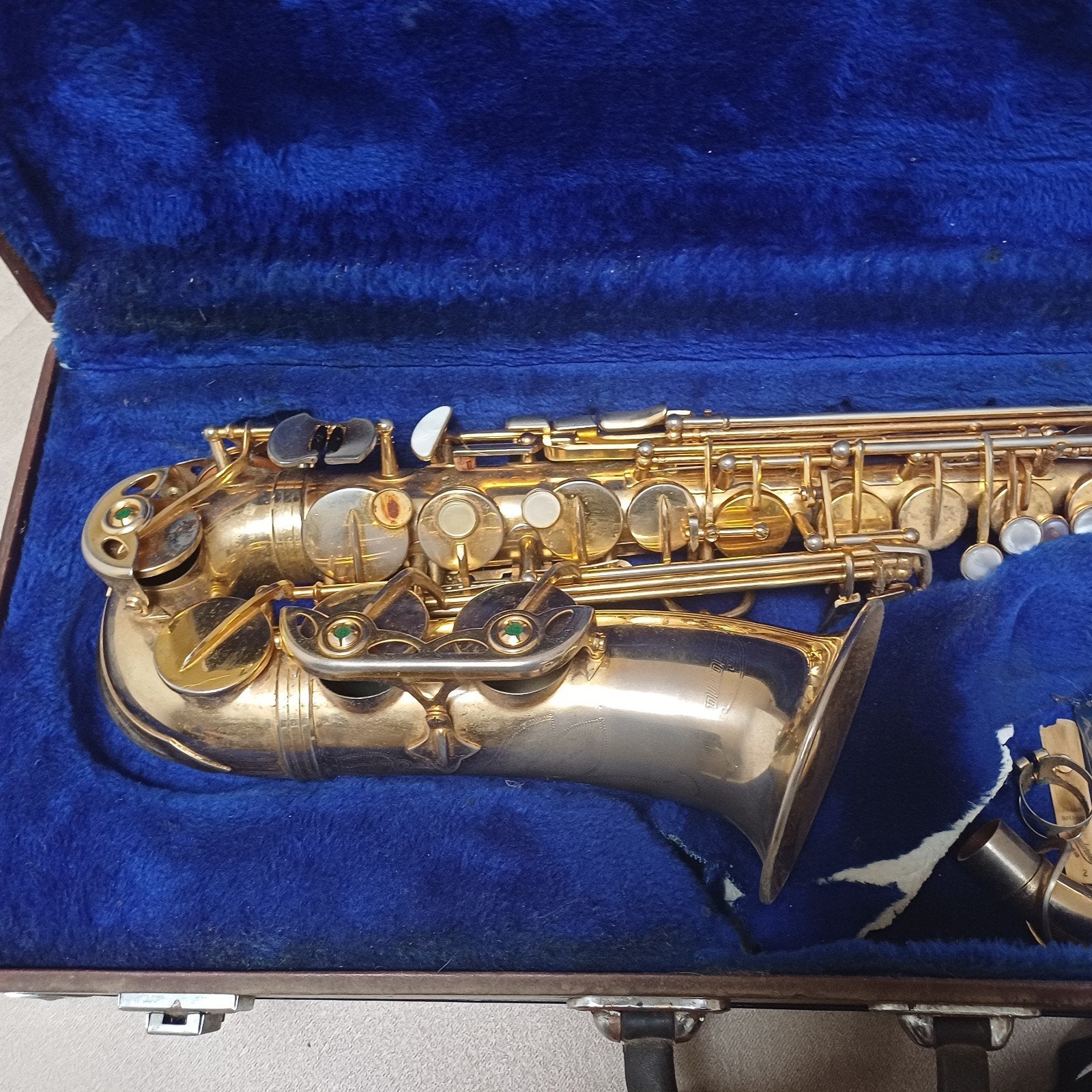 Alt Saxofoon New Sound, Muziek en Instrumenten, Ophalen of Verzenden, Gebruikt, Alt, Met koffer
