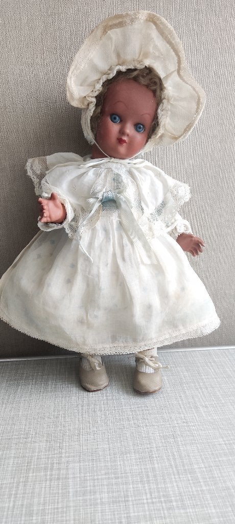 Unica Belgium pop, 32 cm,  jaren 50, Ophalen of Verzenden, Gebruikt, Pop