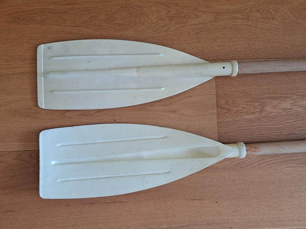 Roeispanen / peddels, Ophalen, Gebruikt