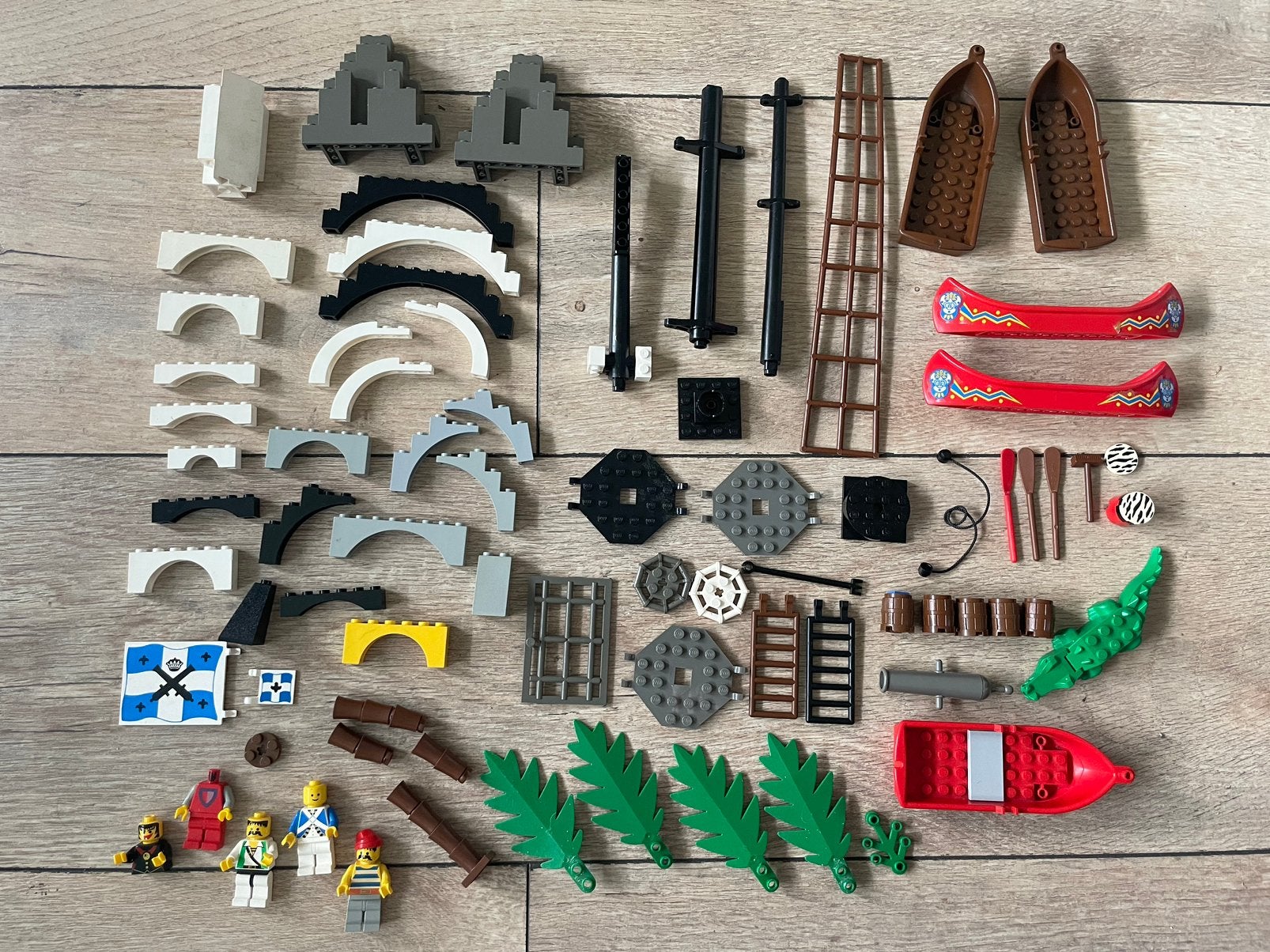 Lego Partij onderdelen Pirates en Castle, Ophalen of Verzenden, Gebruikt, Losse stenen, Lego