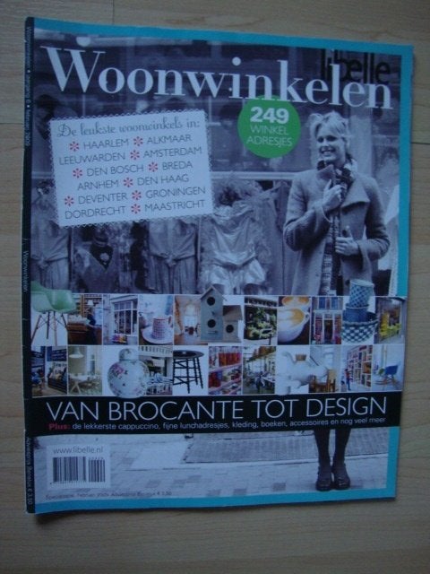 Tijdschrift LIBELLE WOONWINKELEN FEBRUARI 2009, Ophalen of Verzenden, Gelezen, Damesbladen