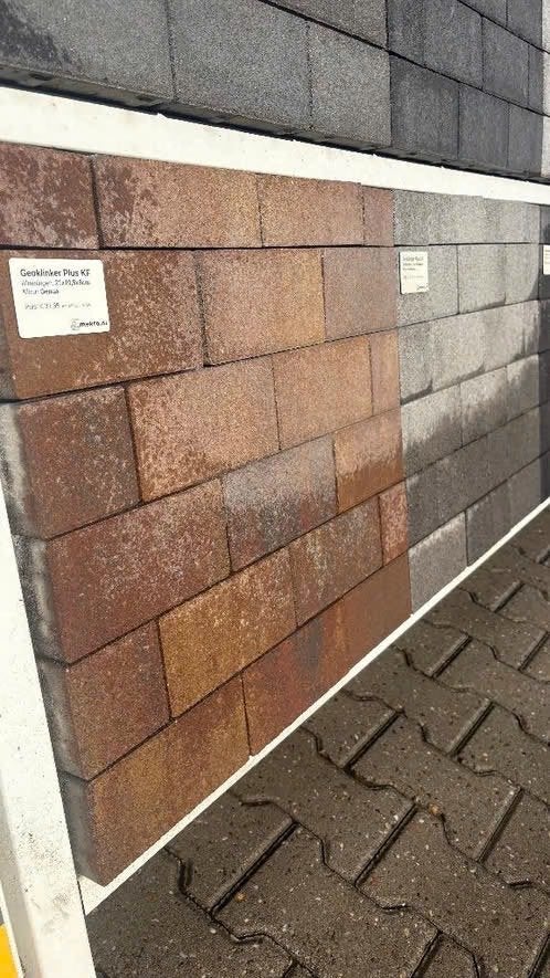 Geoklinker plus KF 21x10,5x8 genua, Klinkers, Nieuw, Ophalen of Verzenden, 10 m² of meer