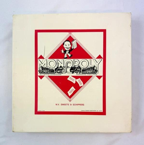Monopoly Bordspel vintage Smeets & Schippers spel guldens