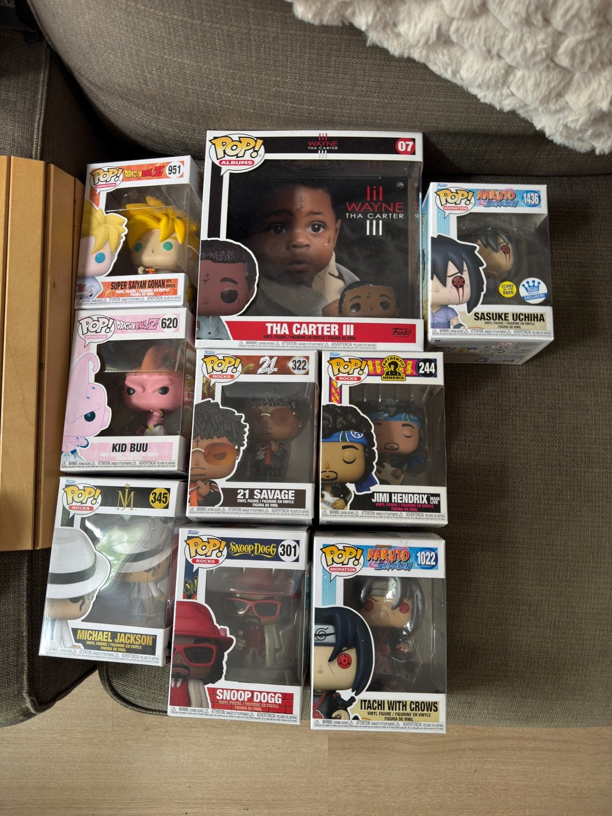 Funko Pop Collectie - Artiesten & Anime, Ophalen of Verzenden, Zo goed als nieuw