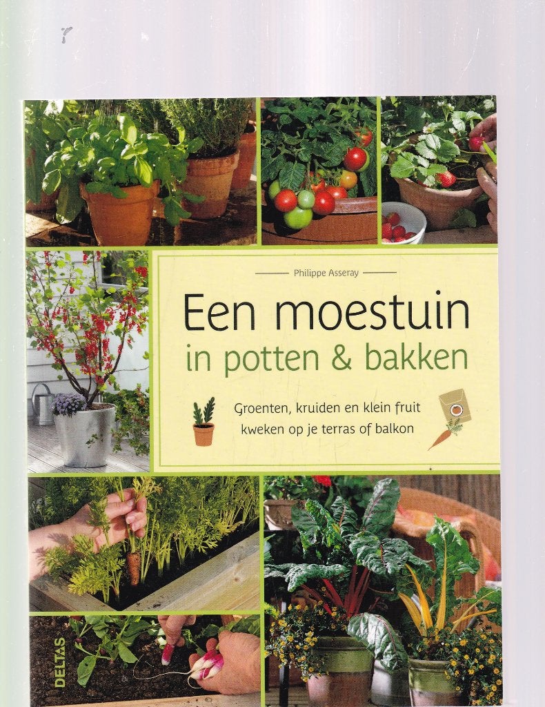 Philippe Asseray ; Een moestuin in potten en bakken, Ophalen of Verzenden, Zo goed als nieuw, Moestuin